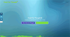 Desktop Screenshot of foodforthought.com